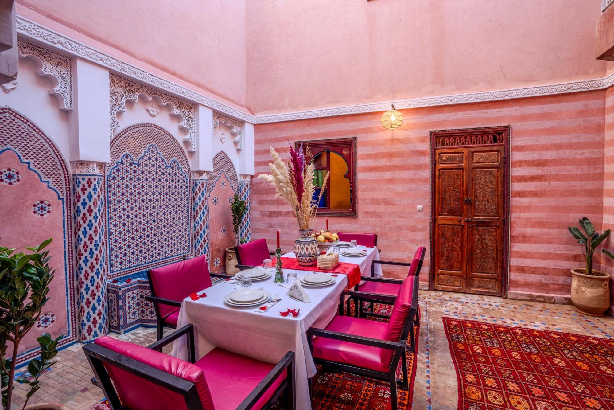 Riad Le Graff Pink Marakeş Dış mekan fotoğraf